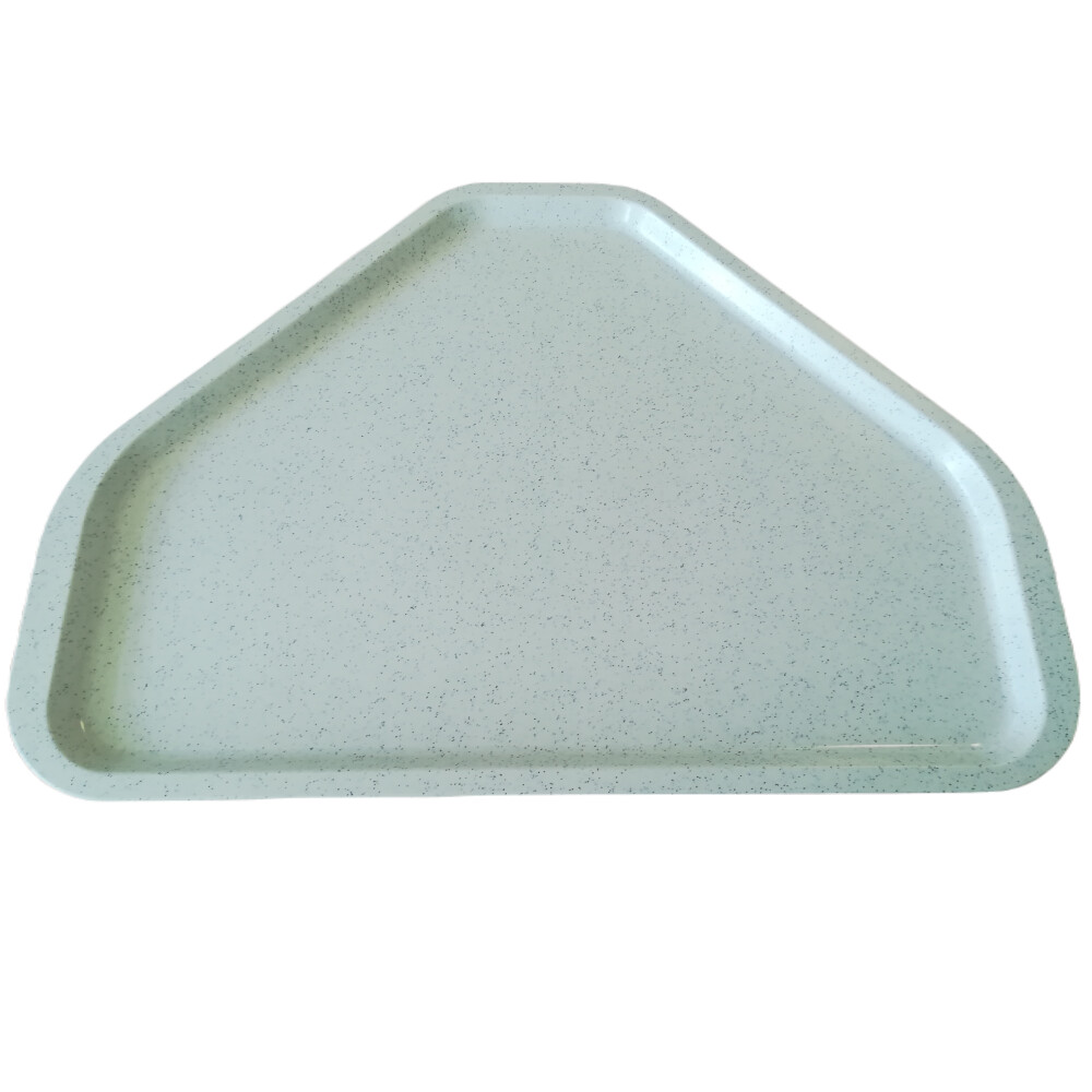 Jídelní podnos GLASS - TRAPEZ  T 18.06 zkosený - melange bílý pepř/sůl