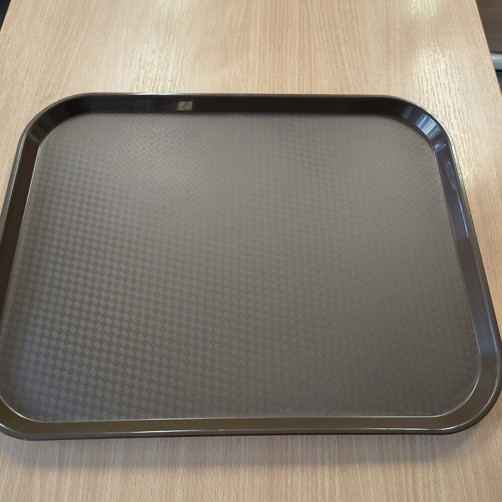 Podnos jídelní Fast Food 360x460 mm - barva: hnědá