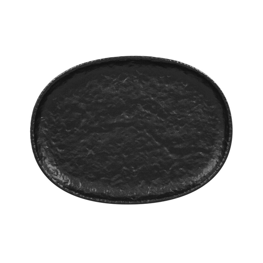 RAK Talíř oválný 28 × 20,5 cm – černá | RAK-RKOP28