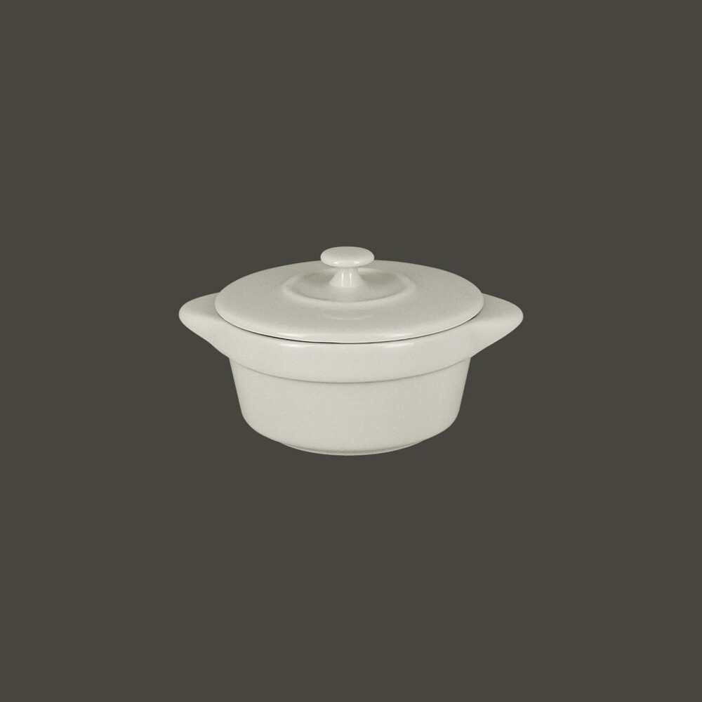 RAK Chef's Fusion hrnec s poklicí mini 8,5 cm, bílý | RAK-CFRD09WH