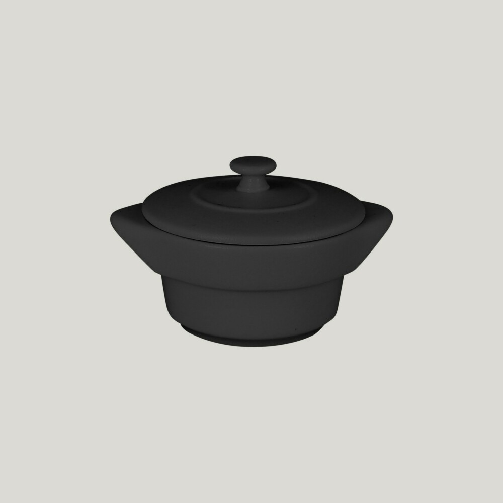 RAK Chef's Fusion hrnec s poklicí pr. 10 cm, černý | RAK-CFRD10BK