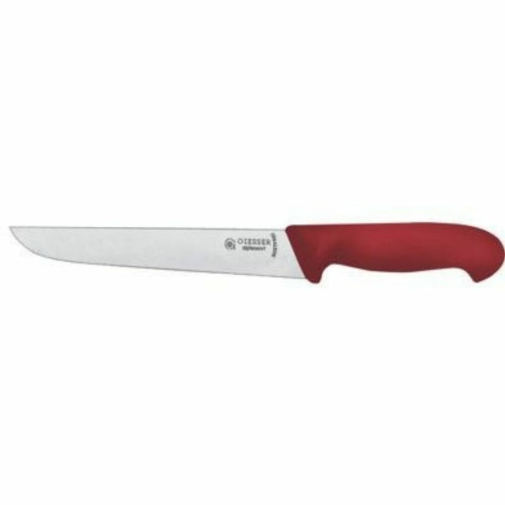 Nůž řeznický 24 cm - červený