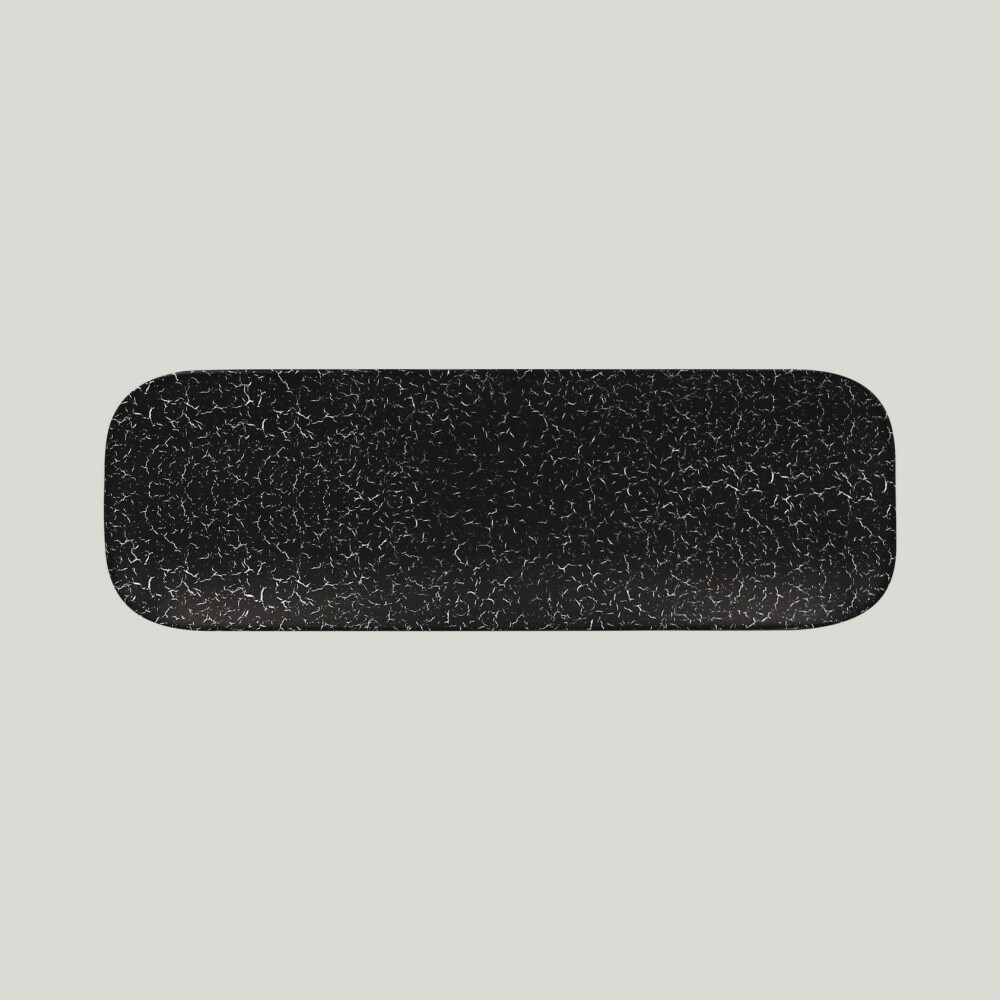 RAK Talíř obdélníkový 33 x 11 cm, černá | RAK-IPAURPN33