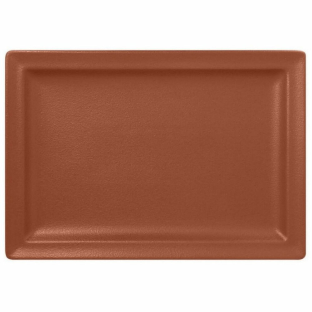 RAK Talíř obdélný 33 × 23 cm, hnědá | RAK-NFCLRP33BW