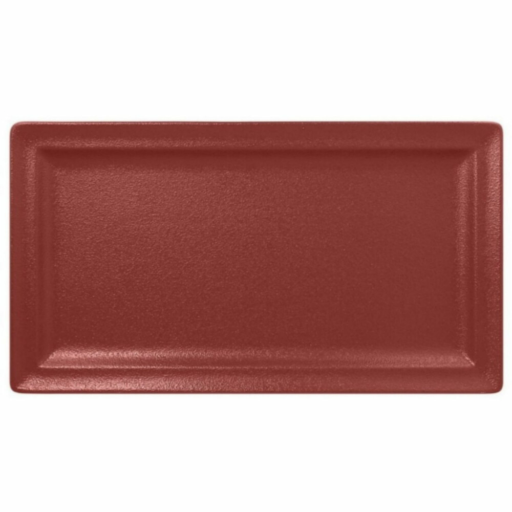 RAK Talíř obdélný 38 × 21 cm, tmavě červená | RAK-NFCLRP38DR