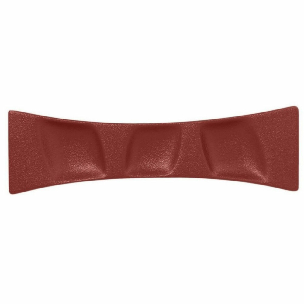 RAK Talíř koktejlový 32 × 9,5 cm, tmavě červená | RAK-NFMZCP32DR