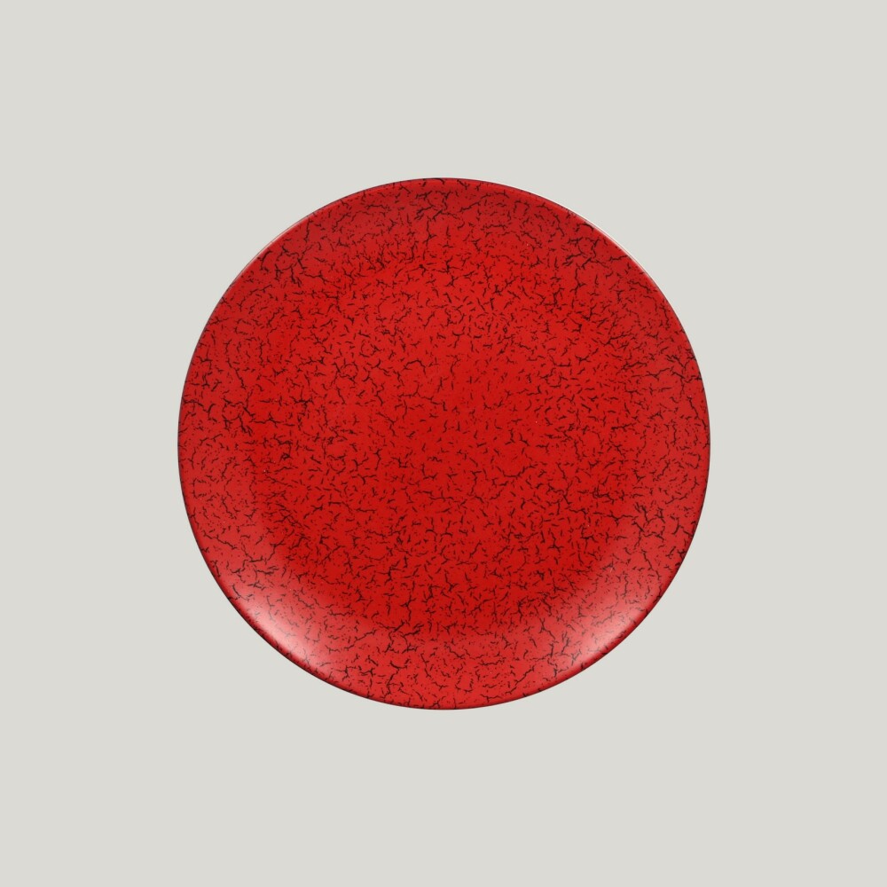 RAK Ruby talíř mělký 24 cm – červená | RAK-RBNNPR24