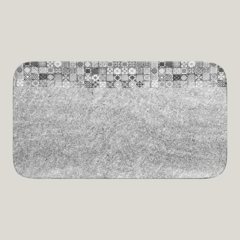 RAK Splendour talíř obdélníkový 38 × 21 cm – šedá | RAK-SRAURP38