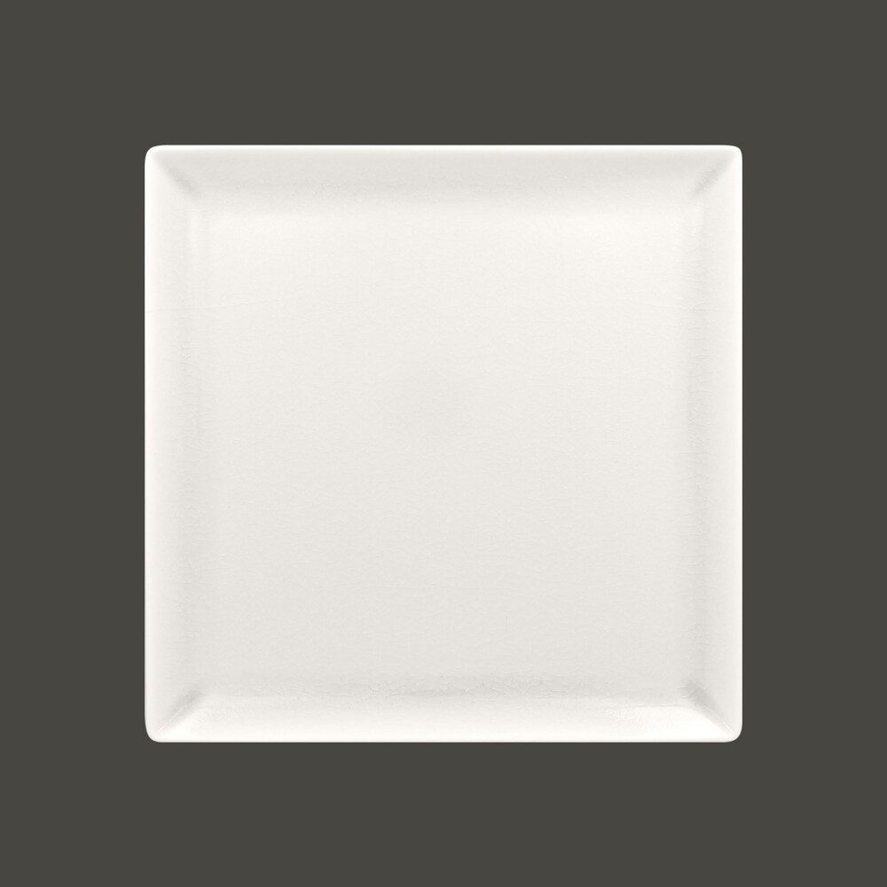 RAK Vintage talíř mělký čtvercový, bílý 24,5 × 24,5 cm | RAK-VNEDSQ25WH