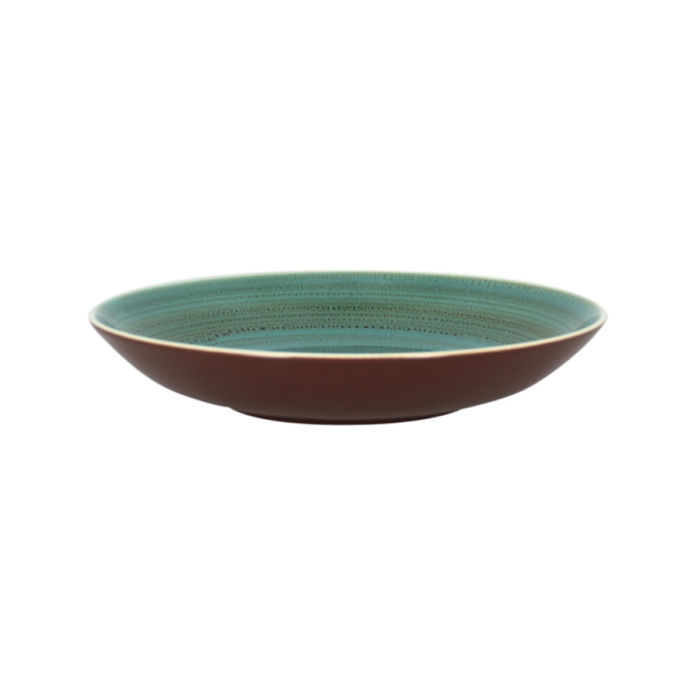 RAK Twirl talíř hluboký 26 cm – lagoon | RAK-TWBUBC26LA