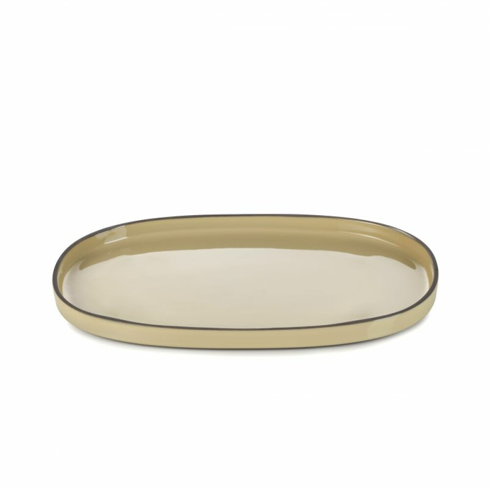 Revol Talíř oválný 35,5 × 22 cm – nutmeg | REV-652758