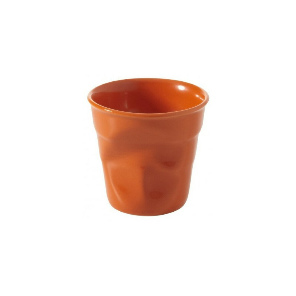 Revol Froissés pohárek 8 cl, mandarinkový| REV-640643