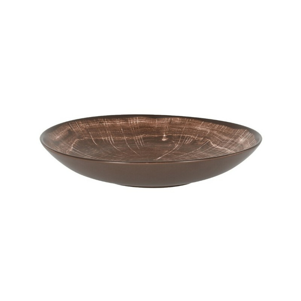 RAK Woodart talíř hluboký 23 cm – tmavě hnědá | RAK-WDNNDP23OB