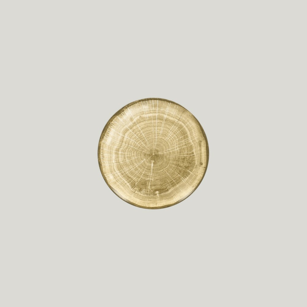 RAK Woodart talíř dezertní coupe 15 cm – mechově zelená | RAK-WDNNPR15MG