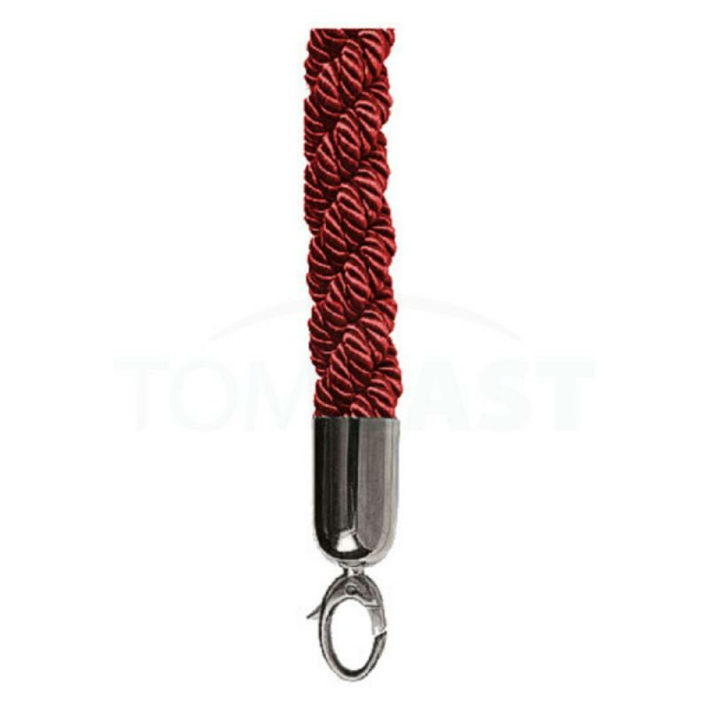 Sametový provaz 150 cm, červený