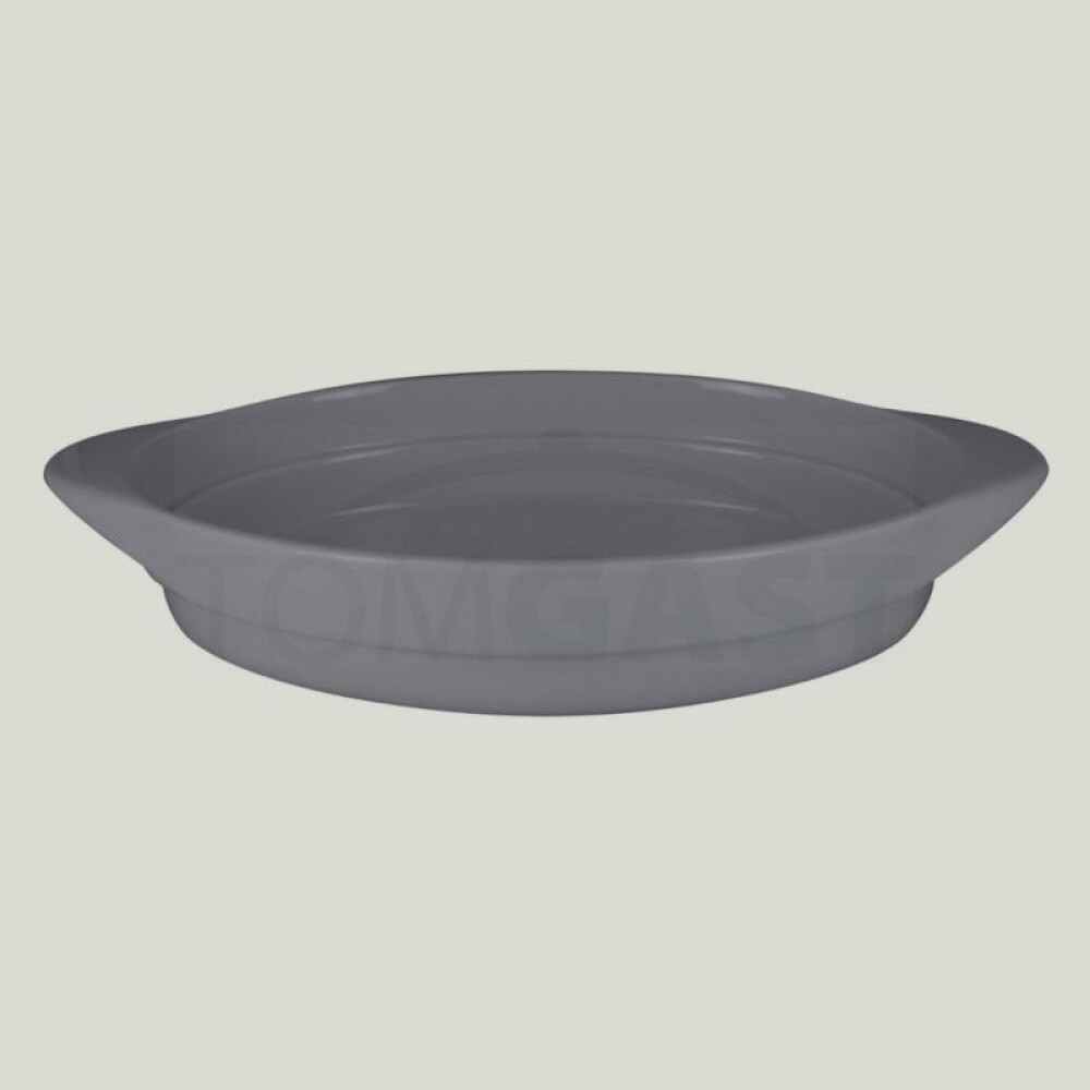 RAK Chef's Fusion pekáč oválný 37,2 × 25 cm, šedý | RAK-CFOD44GYBD