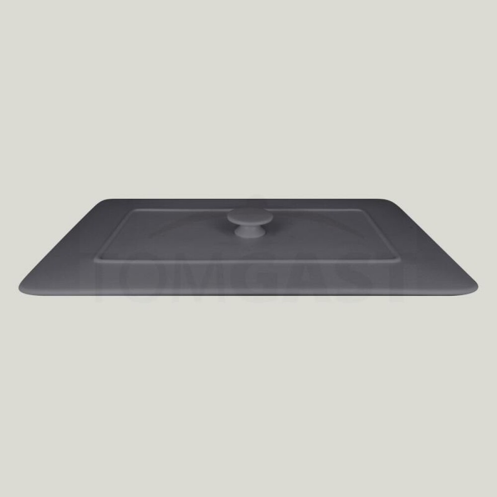 RAK Chef's Fusion poklice pro obdélný pekáč 39,5 × 24,5 cm, šedá | RAK-CFRT39GYLD