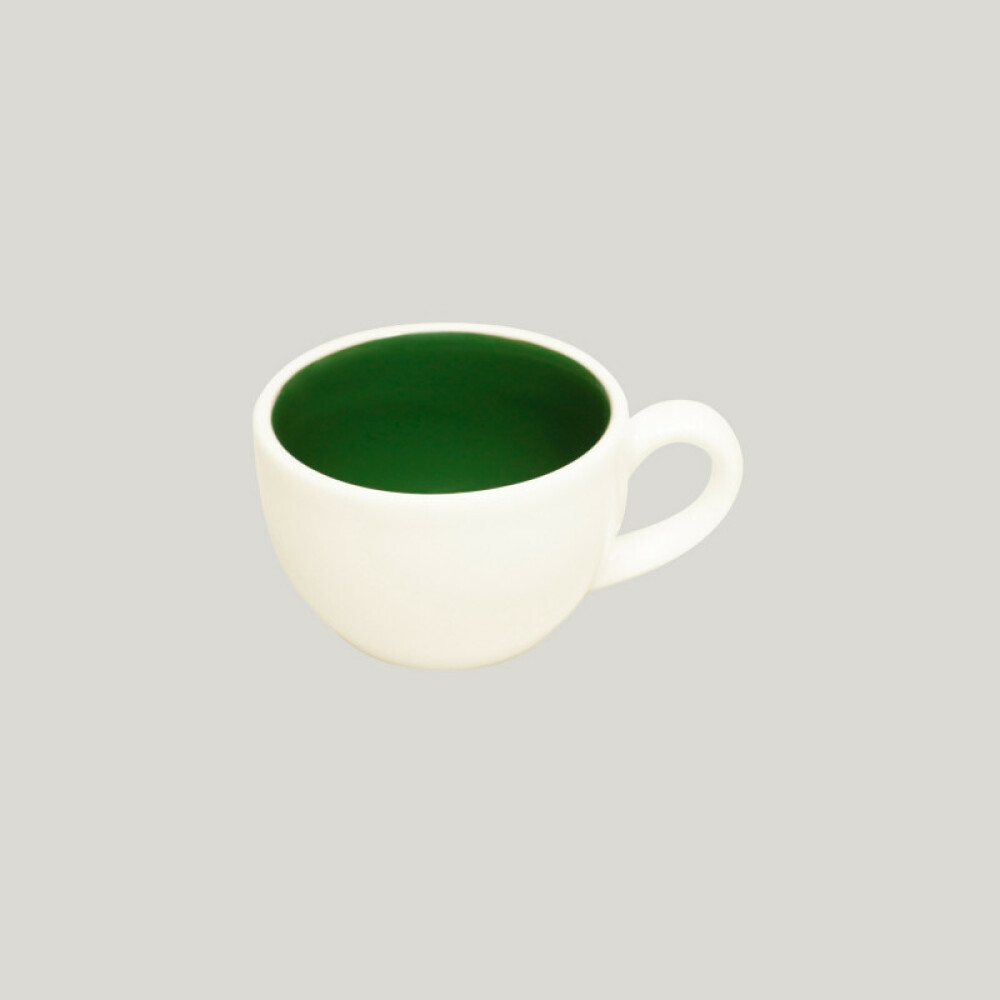 RAK Samba šálek na espresso 9 cl, lesní zelená | RAK-BANC09PD4