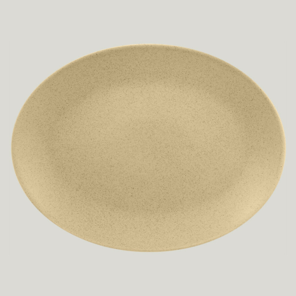 RAK Genesis talíř oválný 36 x 27 cm, mandlová | RAK-GNNNOP36AL