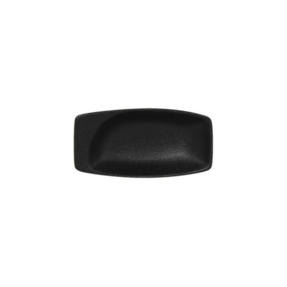 RAK Talíř obdélný 11 × 5,5 cm, černá | RAK-NFMZMR11BK