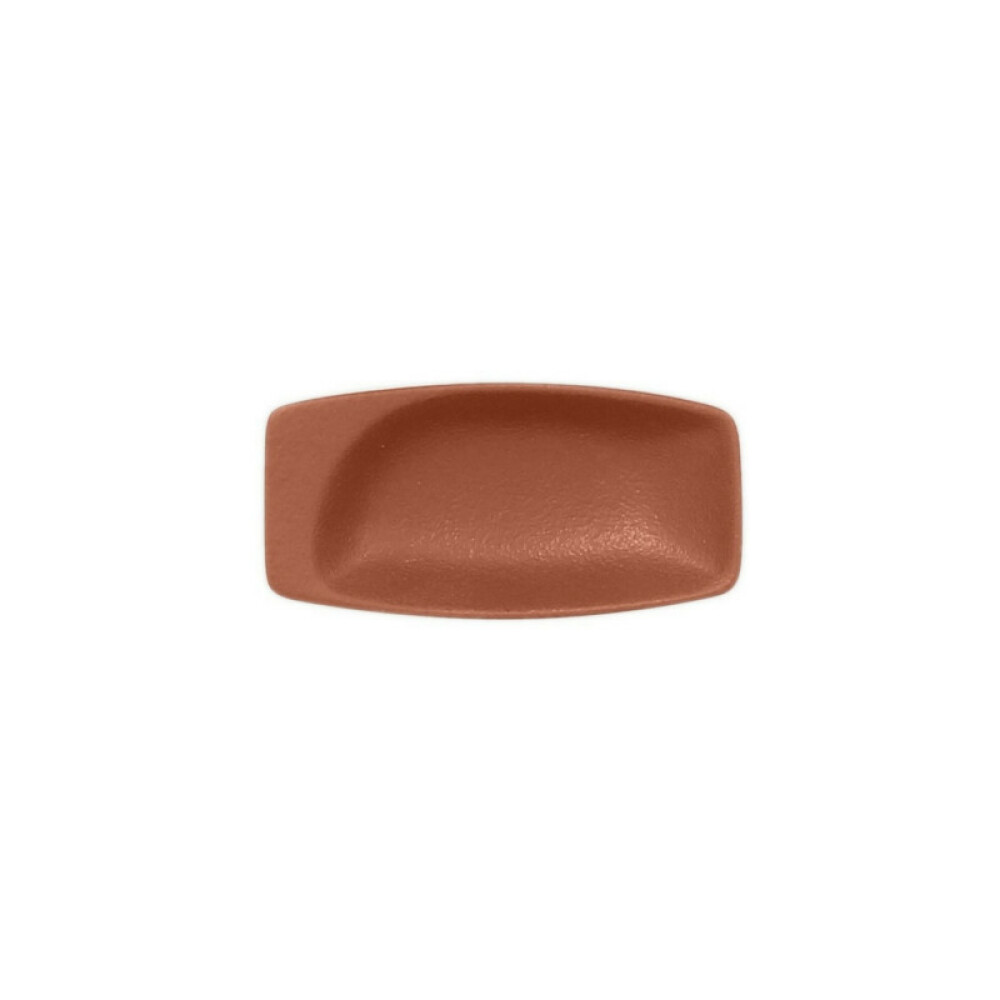 RAK Talíř obdélný 11 × 5,5 cm, hnědá | RAK-NFMZMR11BW