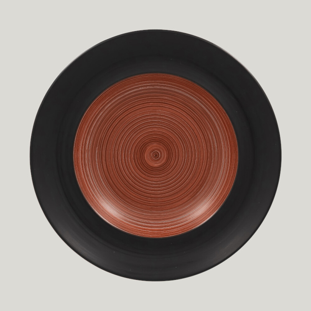 RAK Trinidad talíř hluboký s hranou pr. 30 cm, hnědý | RAK-TRCLDP30BW