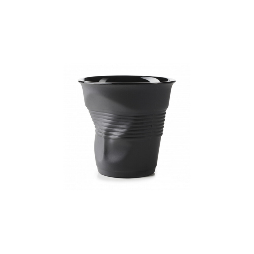 Revol Froissés pohárek 18 cl, černý | REV-654020