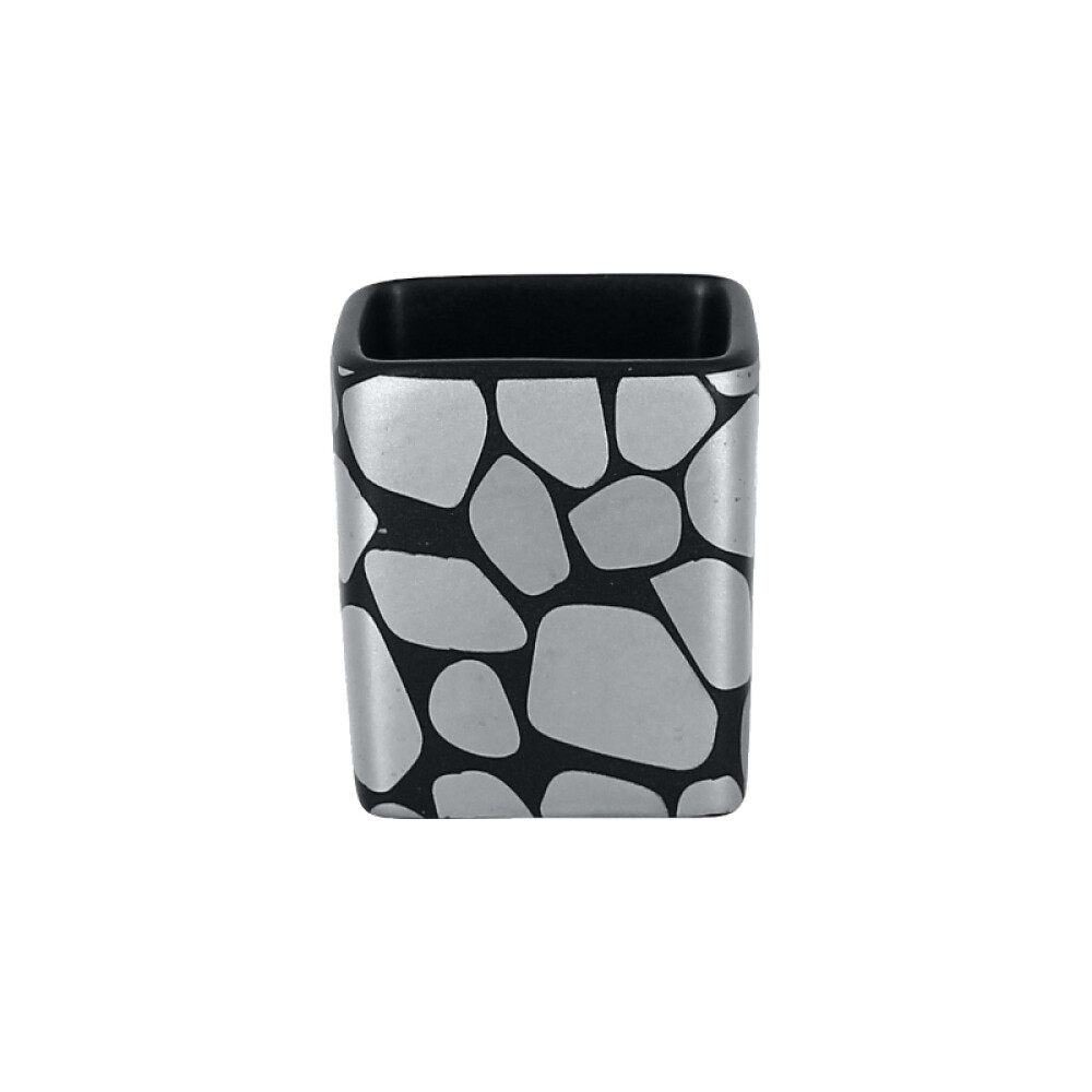 RAK Cobbles vyšší kostka 5 × 5,5 cm, stříbrná | RAK-CBOPSD01