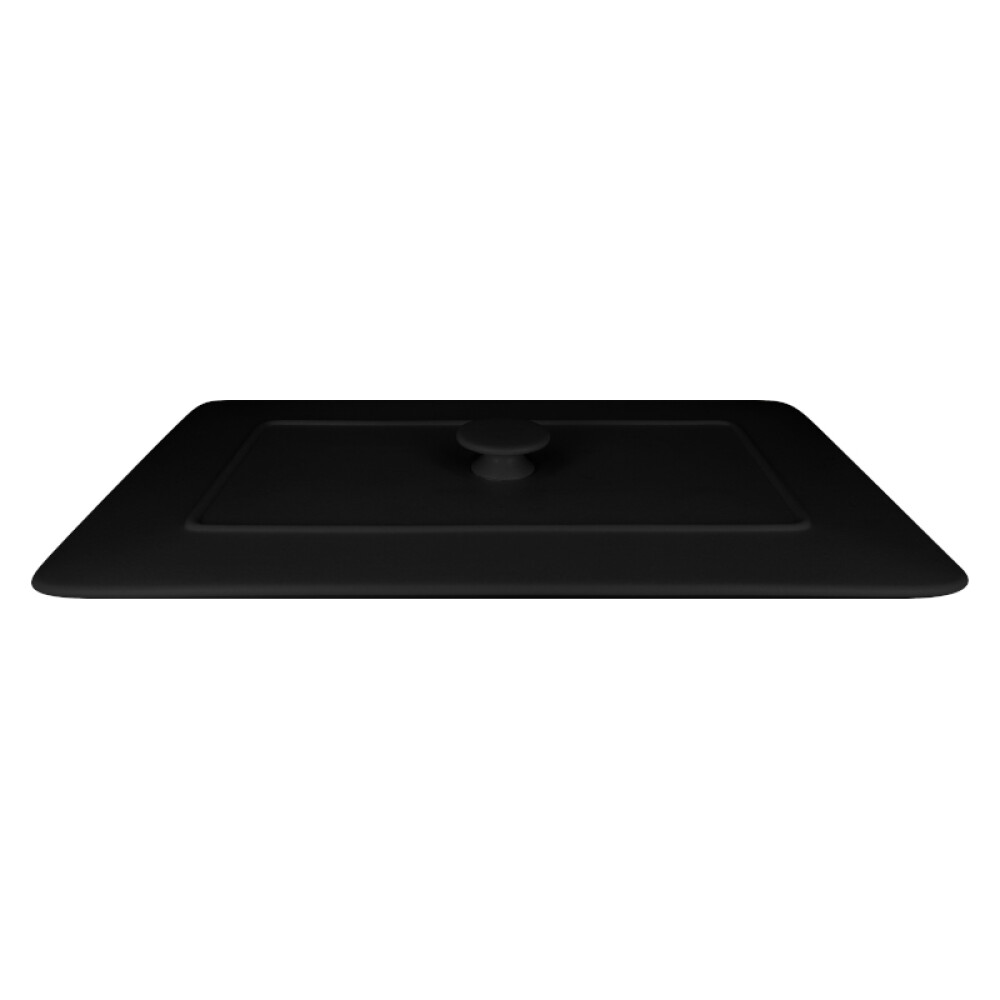 RAK Chef's Fusion poklice obdélníková 39 × 24 cm, černá | RAK-CFRT39BKLD