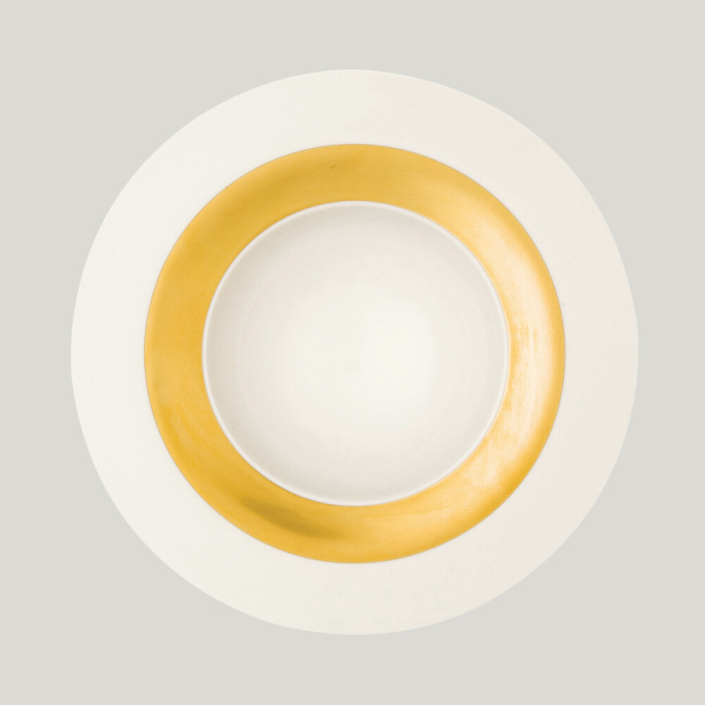 RAK Golden Ultra talíř hluboký pr. 29 cm, zlatý | RAK-UGKQDP29