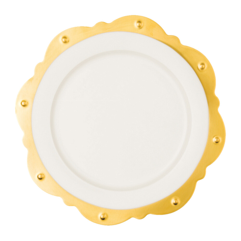 RAK Golden Ultra talíř mělký pr. 33 cm, zlatý | RAK-UGKQSP33