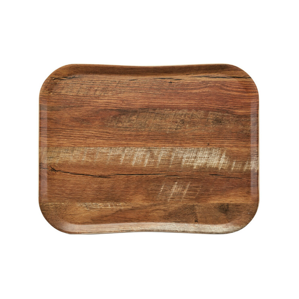Wood podnos 33 × 43 cm, hnědý dub