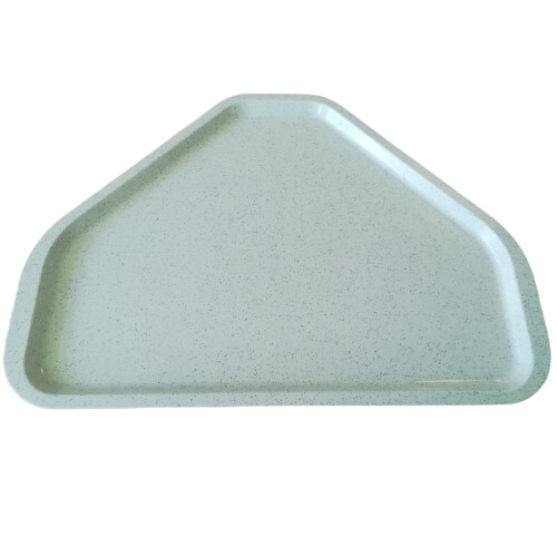 Jídelní podnos GLASS - TRAPEZ  T 18.06 zkosený - melange bílý pepř/sůl