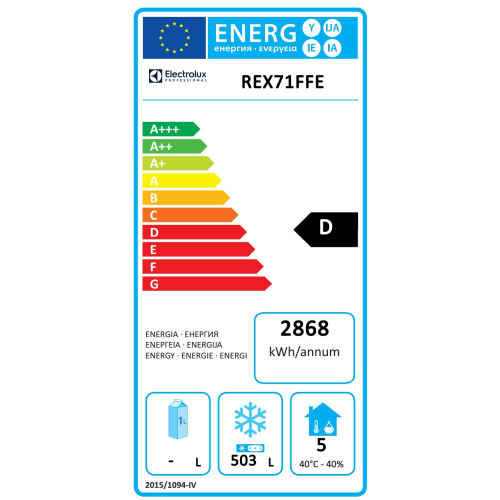 Mrazící digitální skříň 670 ltr.ecostore -22°C až -15°C AISI304
