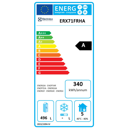 Chladící digitální skříň HPe 670 ltr.ecostore -2°C až +10°C lisované vsuvy