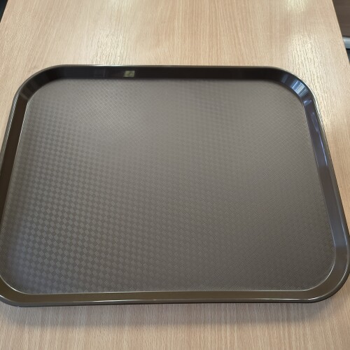 Podnos jídelní Fast Food 360x460 mm - barva: hnědá