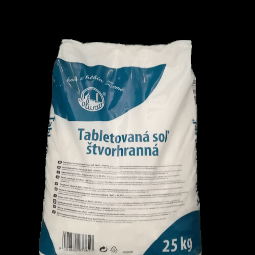 Sůl průmyslová tabletová 25 kg