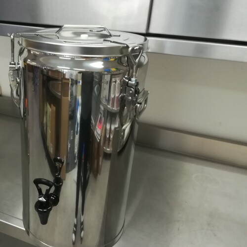 Nerezová Termovárnice 20 ltr.s plastovým kohoutem pákovým
