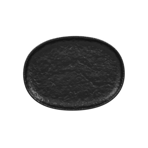 RAK Talíř oválný 25 × 18,5 cm – černá | RAK-RKOP25