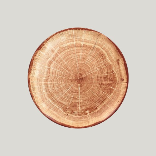 RAK Woodart talíř mělký coupe 27 cm – světle hnědá | RAK-WDNNPR27TB
