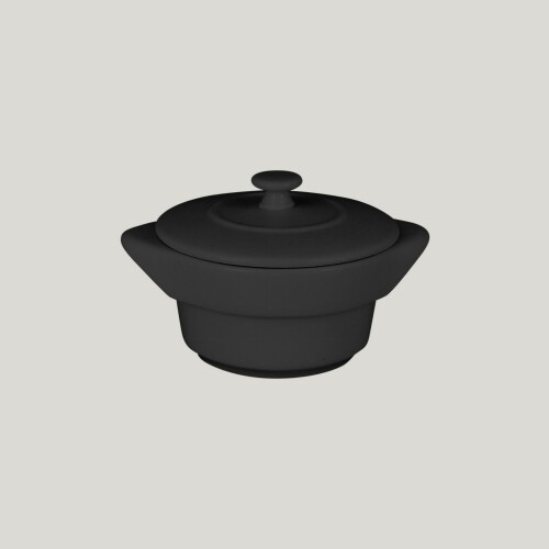 RAK Chef's Fusion hrnec s poklicí pr. 10 cm, černý | RAK-CFRD10BK