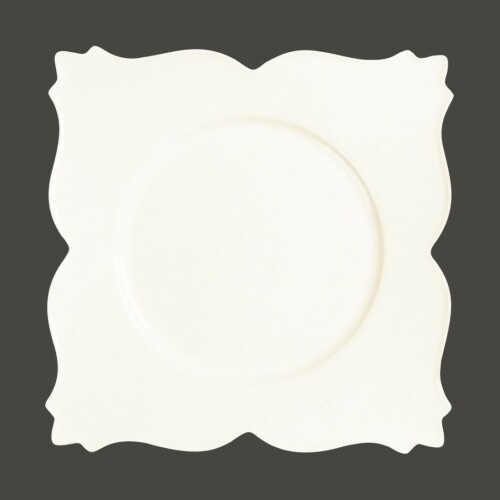 RAK White Gold talíř čtvercový 34 × 34 cm – King | RAK-GDSP34