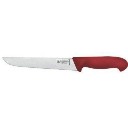Nůž řeznický 24 cm - červený