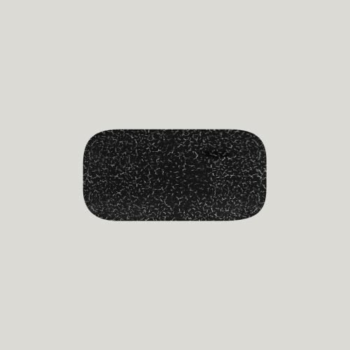 RAK Talíř obdélníkový 22 x 11 cm, černá | RAK-IPAURPM22