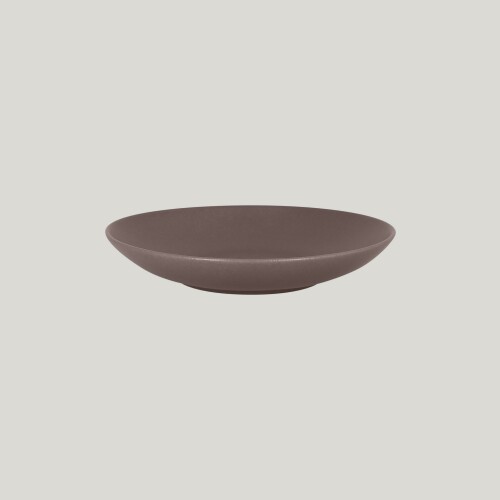 RAK Talíř hluboký coupe 23 cm, hnědá | RAK-NFNNDP23CB