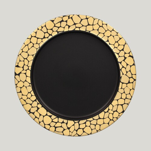 RAK Pebbles talíř mělký s okrajem 32 cm | RAK-PBNOFP32