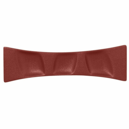RAK Talíř koktejlový 32 × 9,5 cm, tmavě červená | RAK-NFMZCP32DR