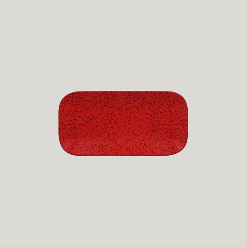 RAK Ruby talíř obdélníkový 22 × 11 cm – červená | RAK-RBAURPM22