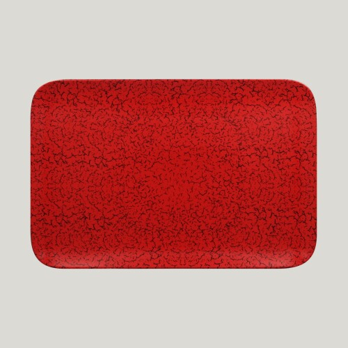 RAK Talíř obdélníkový 33 × 22 cm – červená | RAK-RBAURPW33