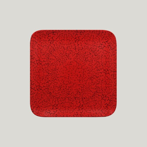 RAK Ruby talíř čtvercový 24 × 24 cm – červená | RAK-RBAUSP24